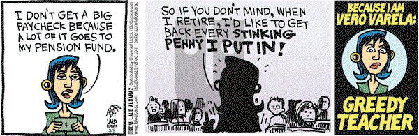 La Cucaracha on Wednesday March 9, 2011 Comic Strip