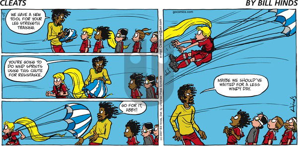 Cleats on Sunday April 15, 2007 Comic Strip