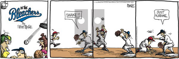In the Bleachers on Sunday September 25, 2016 Comic Strip