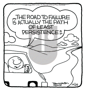 Ziggy on Friday October 25, 1996 Comic Strip