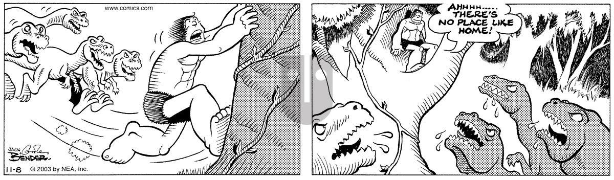 Alley Oop - Saturday November 8, 2003 Comic Strip