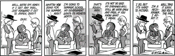 Doonesbury on Monday June 23, 1980 Comic Strip