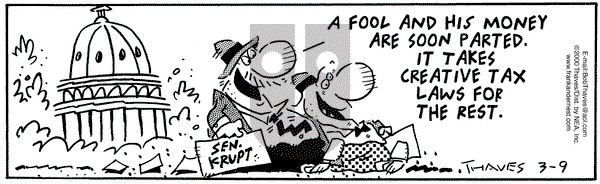Frank and Ernest on Thursday March 9, 2000 Comic Strip