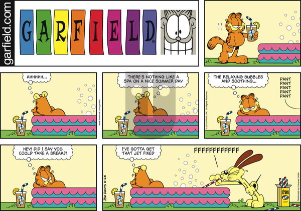 Garfield on Sunday June 26, 2016 Comic Strip