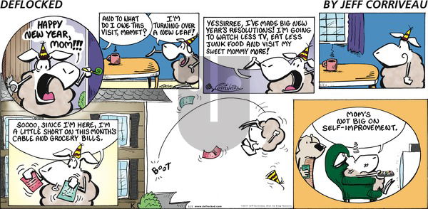 DeFlocked on Sunday January 1, 2017 Comic Strip