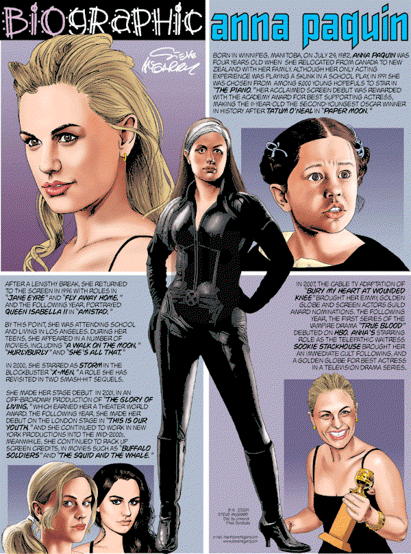 Biographic on Sunday August 16, 2009 Comic Strip