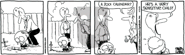 The Buckets on Monday December 31, 2001 Comic Strip