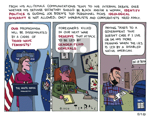 Ted Rall on Monday December 7, 2020 Comic Strip