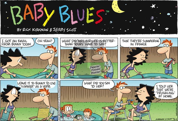 Baby Blues on Sunday July 7, 2019 Comic Strip
