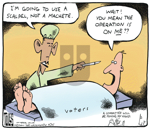 Tom Toles on Tuesday April 12, 2011 Comic Strip