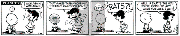 Peanuts on Friday November 21, 1952 Comic Strip