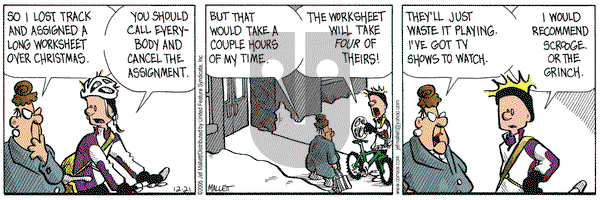 Frazz on Wednesday December 21, 2005 Comic Strip