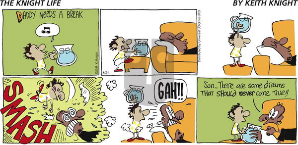 The Knight Life on Sunday August 24, 2014 Comic Strip