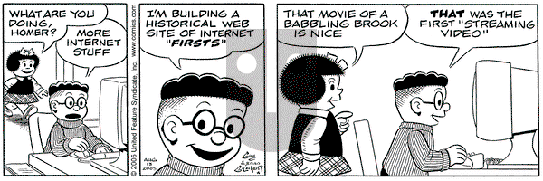 Nancy on Saturday August 13, 2005 Comic Strip