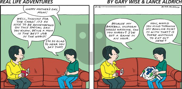 Real Life Adventures on Sunday May 12, 2013 Comic Strip