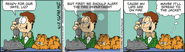 Garfield on Monday February 13, 2012 Comic Strip
