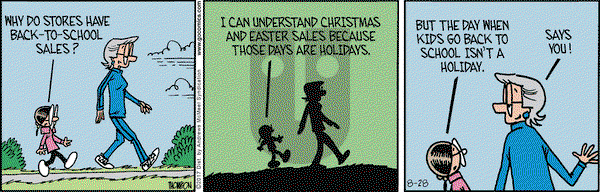 Grand Avenue on Monday August 28, 2017 Comic Strip