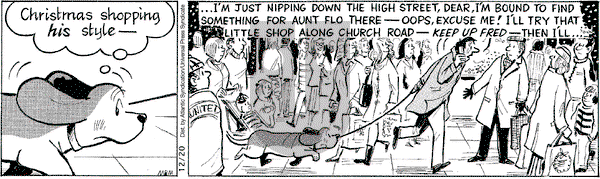 Fred Basset on Saturday December 20, 2008 Comic Strip