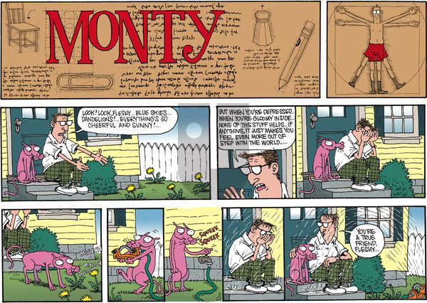 Monty on Sunday June 22, 2014 Comic Strip