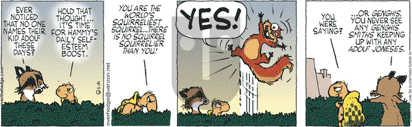 Over the Hedge on Monday April 13, 2009 Comic Strip
