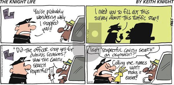 The Knight Life on Sunday December 18, 2016 Comic Strip
