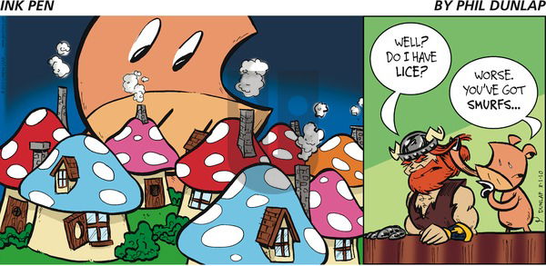 Ink Pen on Sunday August 1, 2010 Comic Strip