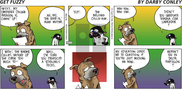 Get Fuzzy on Sunday May 7, 2006 Comic Strip