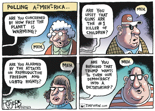 Rob Rogers - Friday December 8, 2023 Comic Strip