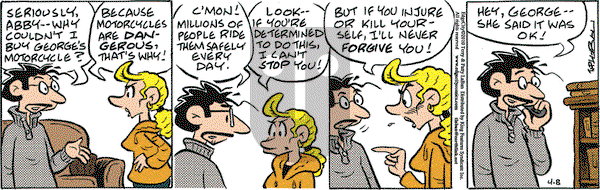 Edge City on Tuesday April 8, 2025 Comic Strip