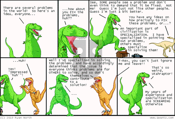 Dinosaur Comics on Friday June 13, 2025 Comic Strip