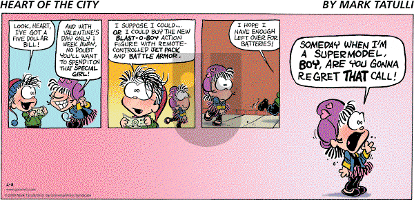 Heart of the City on Sunday February 8, 2009 Comic Strip