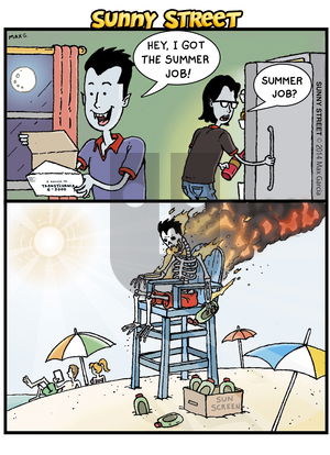 Sunny Street on Tuesday March 25, 2014 Comic Strip