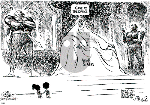 Pat Oliphant on Tuesday January 11, 2005 Comic Strip