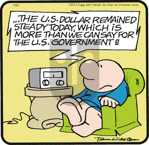 Ziggy on Friday July 25, 2014 Comic Strip