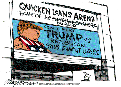 Henry Payne on Saturday July 23, 2016 Comic Strip