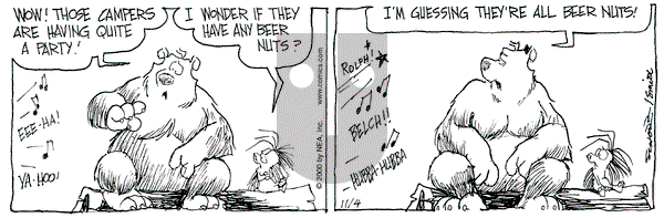 The Grizzwells on Saturday November 4, 2000 Comic Strip