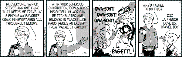 Cow and Boy Classics on Thursday September 11, 2008 Comic Strip