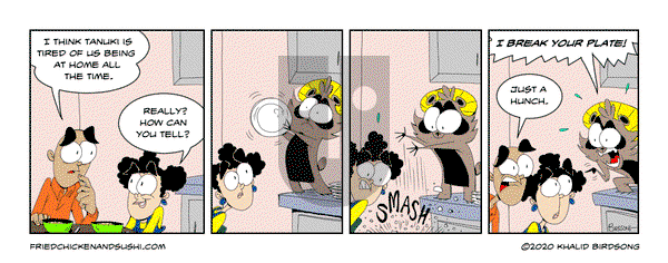 Little Fried Chicken and Sushi - Monday June 1, 2020 Comic Strip