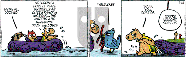 Over the Hedge on Saturday July 28, 2012 Comic Strip