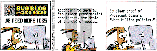 La Cucaracha on Wednesday October 19, 2011 Comic Strip