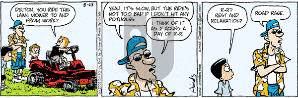 Cleats - Friday August 23, 2002 Comic Strip