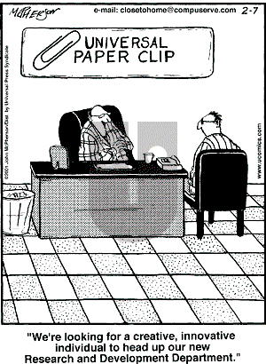 Close to Home - Wednesday February 7, 2001 Comic Strip