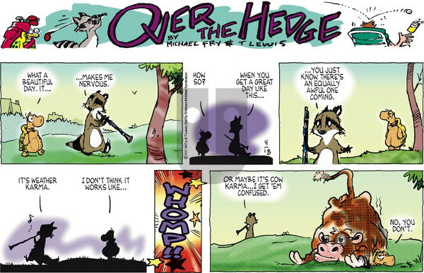Over the Hedge on Sunday April 18, 2021 Comic Strip