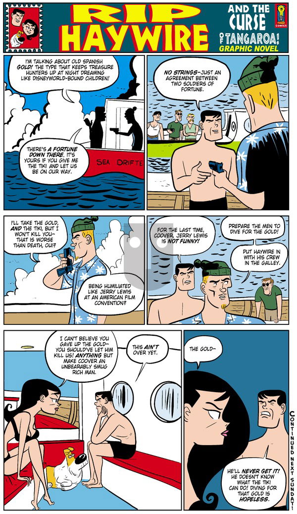 Rip Haywire on Sunday October 5, 2014 Comic Strip