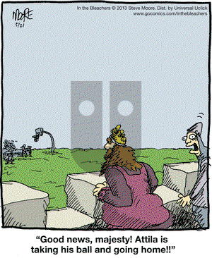 In the Bleachers on Tuesday May 21, 2013 Comic Strip