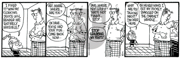 Monty - Tuesday May 30, 2006 Comic Strip