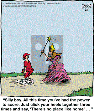 In the Bleachers on Saturday June 9, 2012 Comic Strip