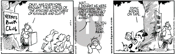 Over the Hedge on Monday July 2, 2001 Comic Strip