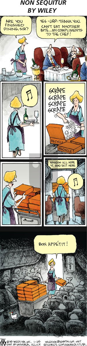Non Sequitur on Sunday January 25, 2015 Comic Strip