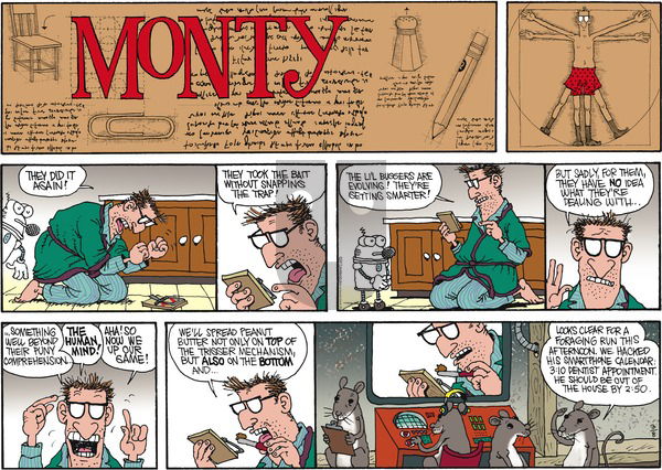 Monty on Sunday March 8, 2015 Comic Strip
